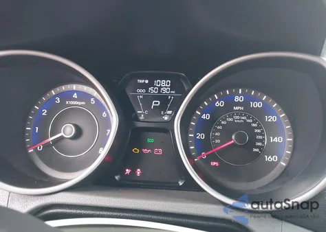 2013 Hyundai Elantra Gls из США, поврежденный, VIN KMHDH4AE6DU898495